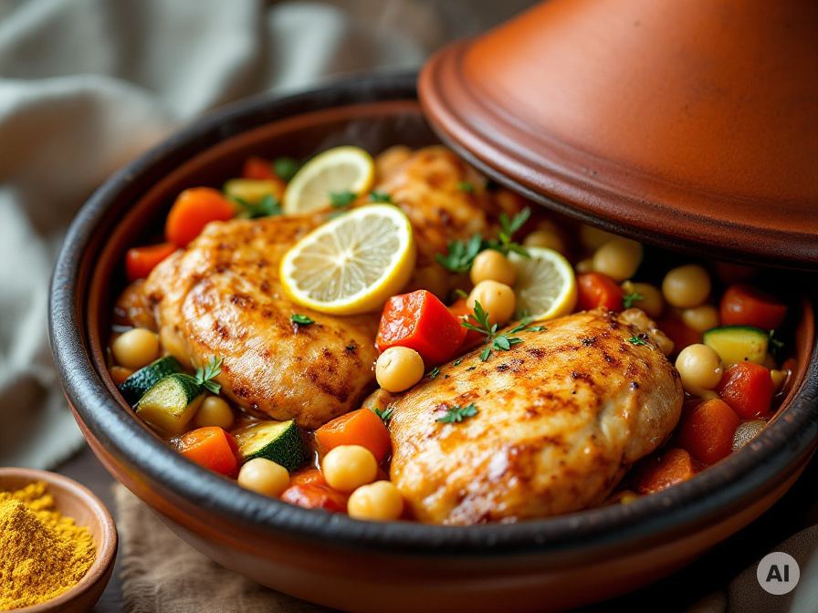 Tajine Hähnchen – Rezept